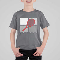 Tennis Obsession T Shirt For Kid Vintage Sports Lover Gift - Wonder Print Shop