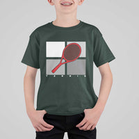 Tennis Obsession T Shirt For Kid Vintage Sports Lover Gift - Wonder Print Shop