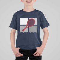Tennis Obsession T Shirt For Kid Vintage Sports Lover Gift - Wonder Print Shop