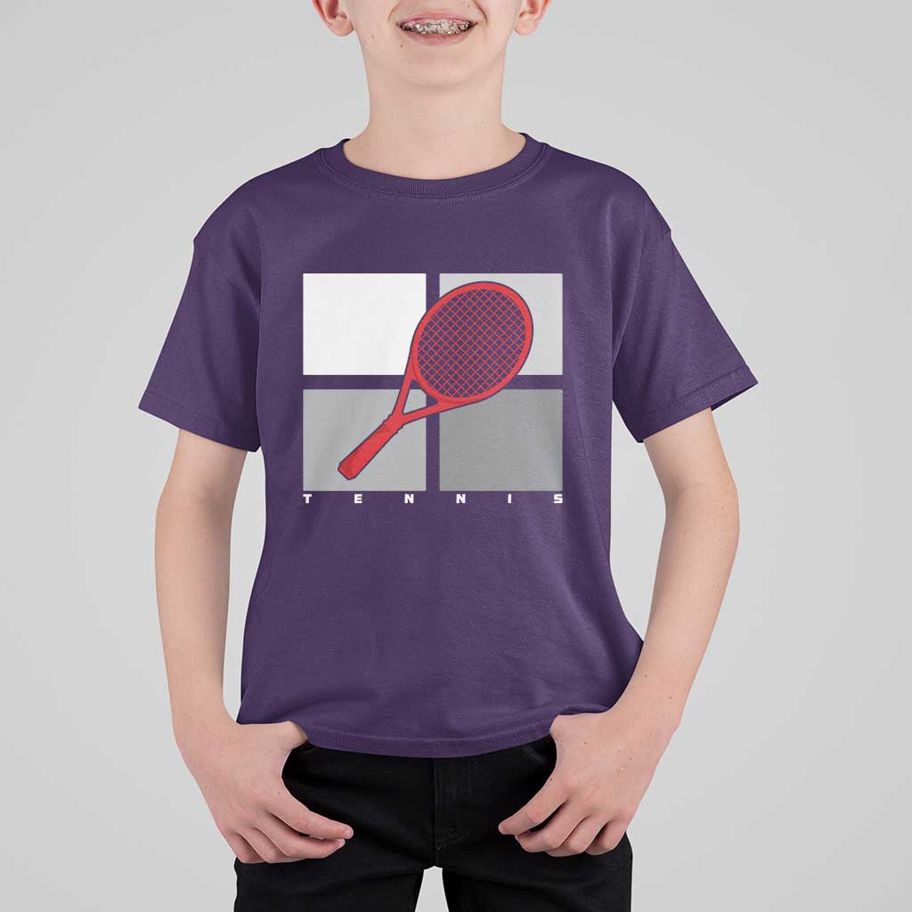 Tennis Obsession T Shirt For Kid Vintage Sports Lover Gift - Wonder Print Shop