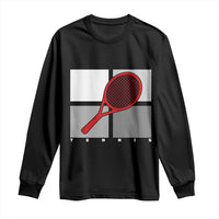 Tennis Obsession Long Sleeve Shirt Vintage Sports Lover Gift - Wonder Print Shop