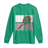 Tennis Obsession Long Sleeve Shirt Vintage Sports Lover Gift - Wonder Print Shop