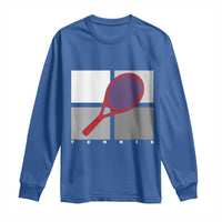 Tennis Obsession Long Sleeve Shirt Vintage Sports Lover Gift - Wonder Print Shop