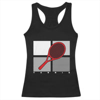 Tennis Obsession Racerback Tank Top Vintage Sports Lover Gift - Wonder Print Shop