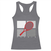 Tennis Obsession Racerback Tank Top Vintage Sports Lover Gift - Wonder Print Shop