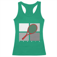 Tennis Obsession Racerback Tank Top Vintage Sports Lover Gift - Wonder Print Shop