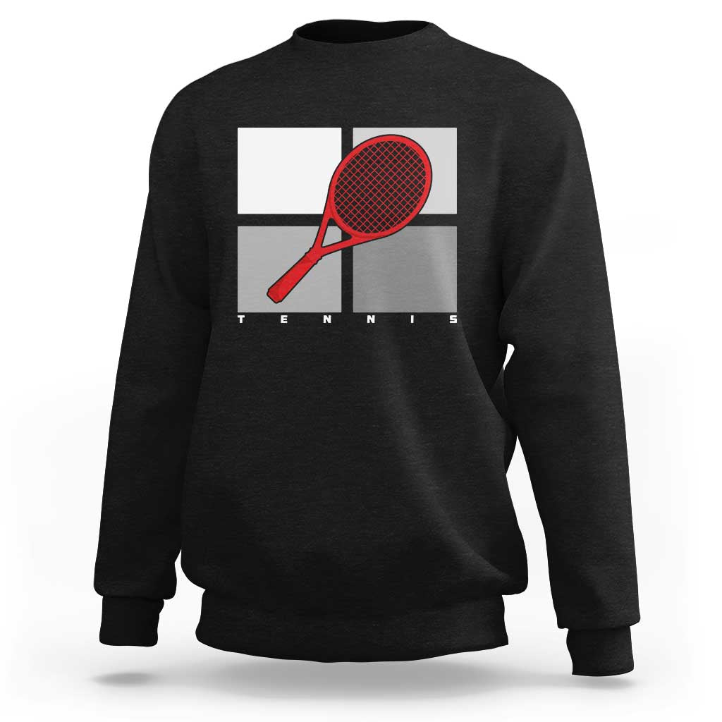 Tennis Obsession Sweatshirt Vintage Sports Lover Gift - Wonder Print Shop