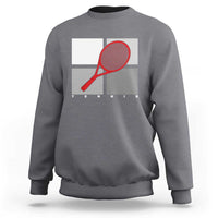 Tennis Obsession Sweatshirt Vintage Sports Lover Gift - Wonder Print Shop