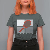 Tennis Obsession T Shirt For Women Vintage Sports Lover Gift - Wonder Print Shop