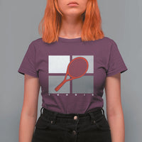 Tennis Obsession T Shirt For Women Vintage Sports Lover Gift - Wonder Print Shop