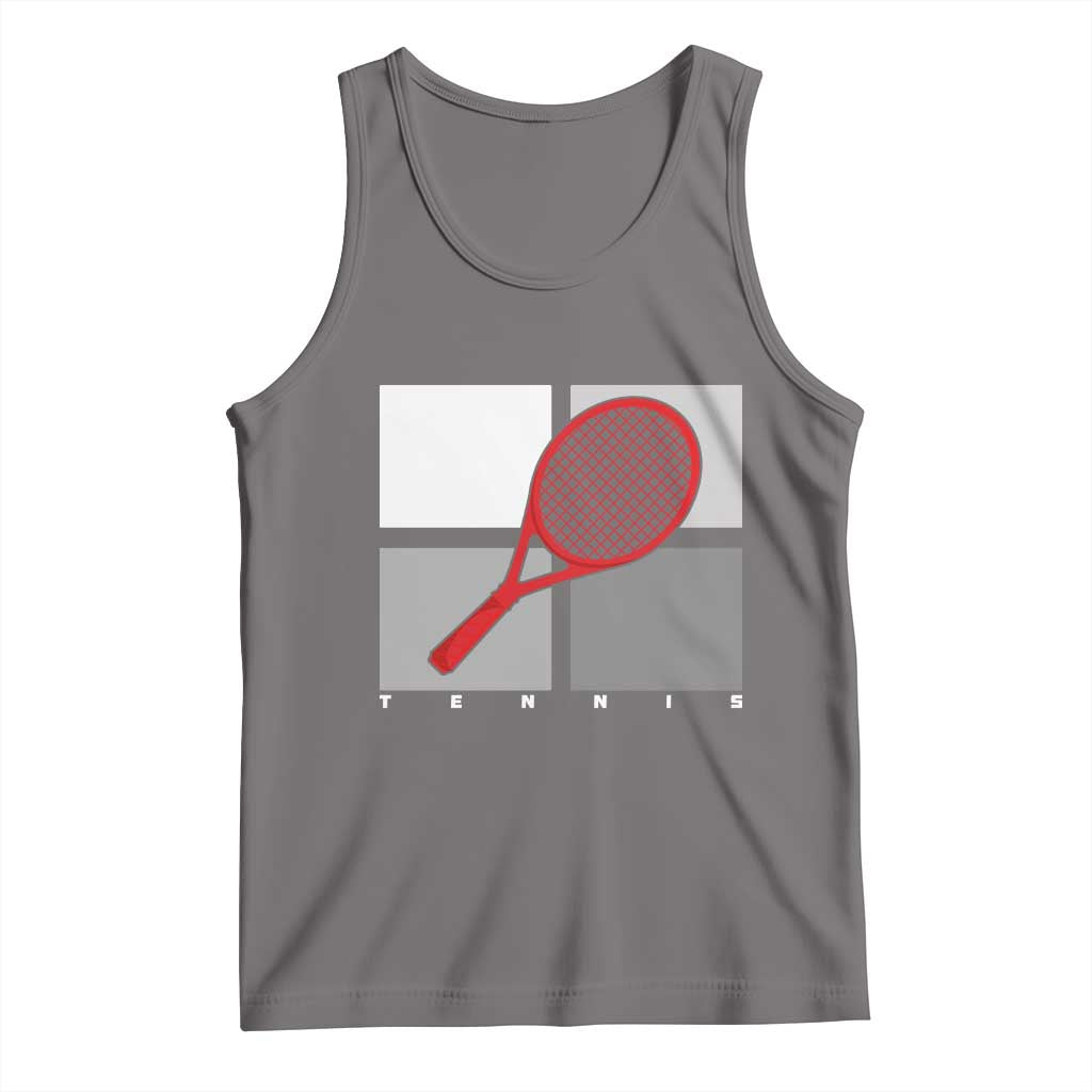 Tennis Obsession Tank Top Vintage Sports Lover Gift - Wonder Print Shop
