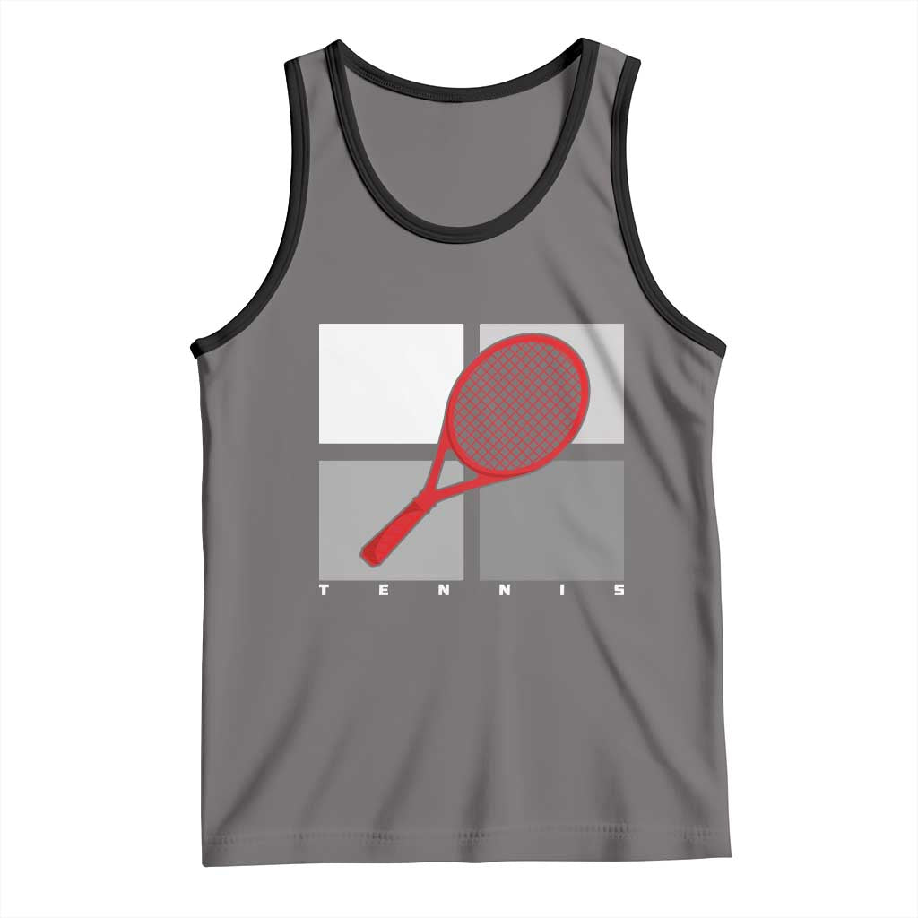 Tennis Obsession Tank Top Vintage Sports Lover Gift - Wonder Print Shop