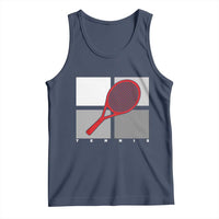 Tennis Obsession Tank Top Vintage Sports Lover Gift - Wonder Print Shop
