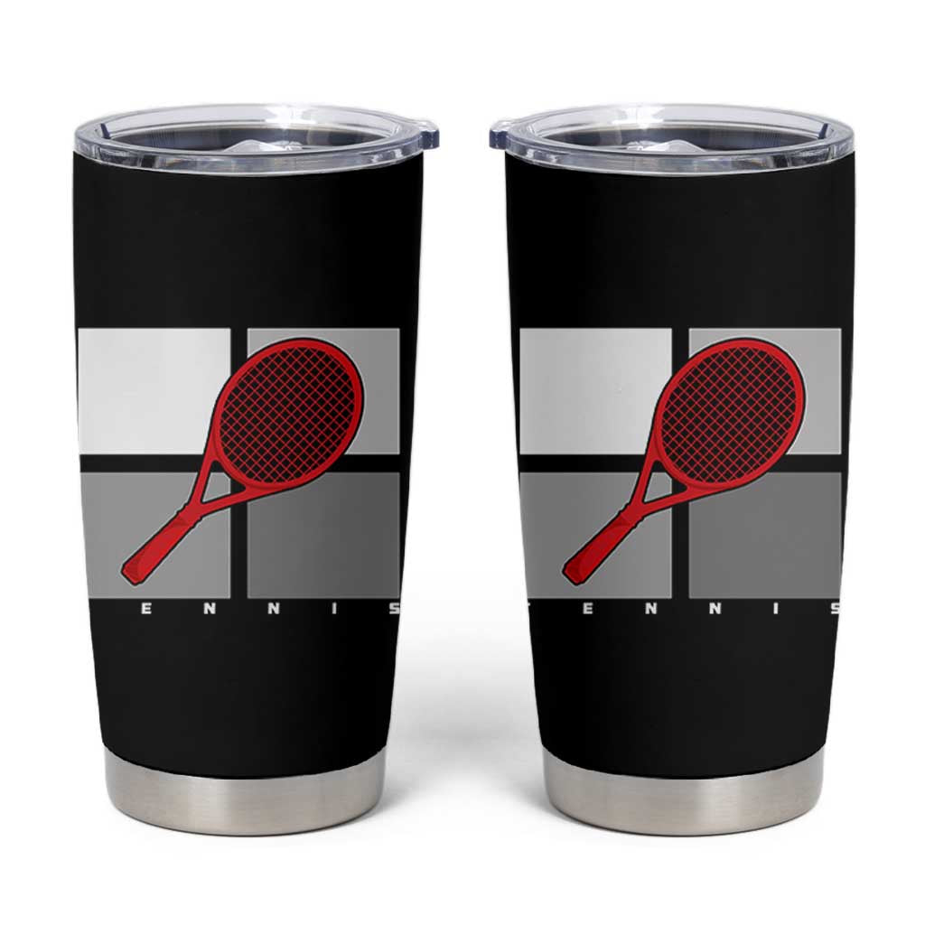 Tennis Obsession Tumbler Cup Vintage Sports Lover Gift - Wonder Print Shop