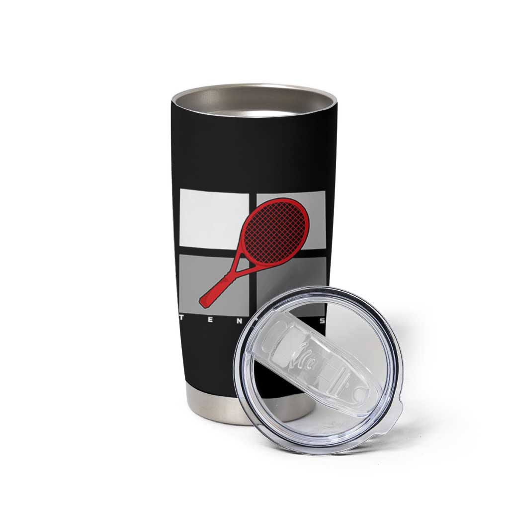 Tennis Obsession Tumbler Cup Vintage Sports Lover Gift - Wonder Print Shop