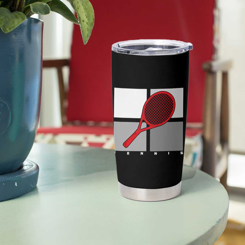 Tennis Obsession Tumbler Cup Vintage Sports Lover Gift - Wonder Print Shop