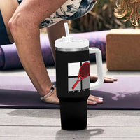 Tennis Obsession Tumbler With Handle Vintage Sports Lover Gift - Wonder Print Shop