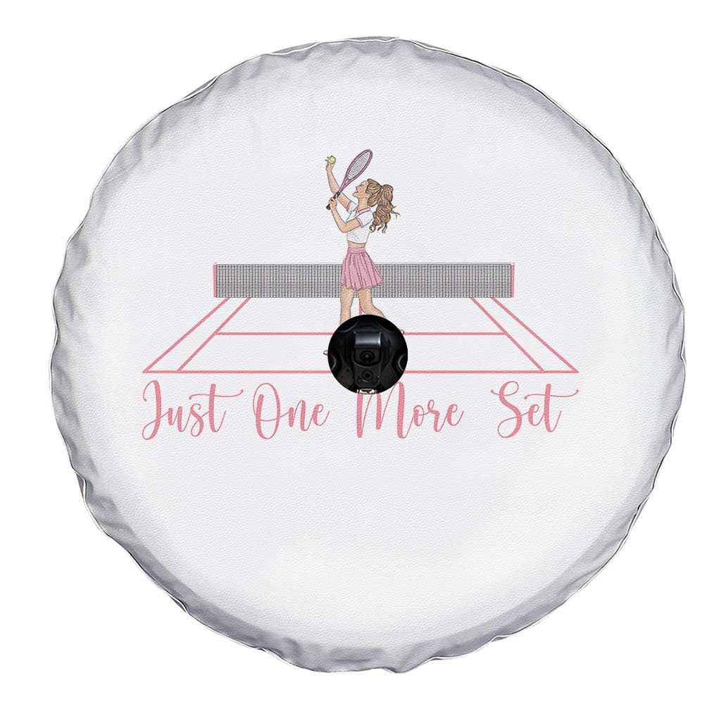 Just One More Set Spare Tire Cover Funny Tennis Player Gift For Women - Wonder Print Shop