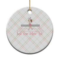 Just One More Set Ceramic Ornament Funny Tennis Player Gift For Women - Wonder Print Shop