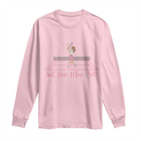 Just One More Set Long Sleeve Shirt Funny Tennis Player Gift For Women - Wonder Print Shop