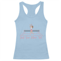 Just One More Set Racerback Tank Top Funny Tennis Player Gift For Women - Wonder Print Shop
