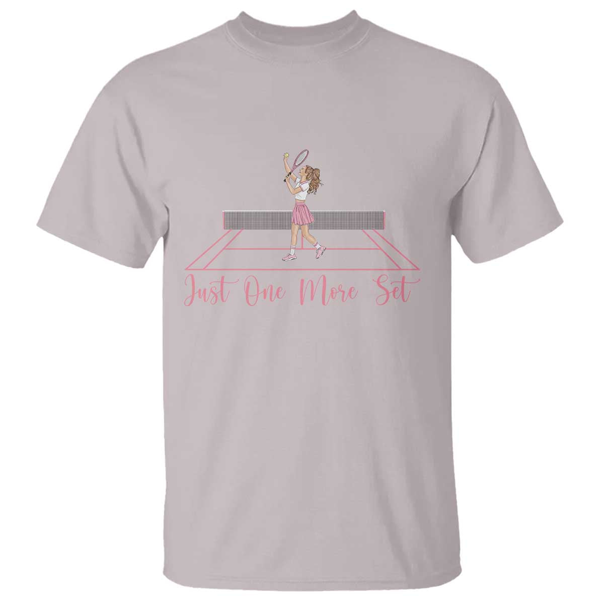 Just One More Set T Shirt Funny Tennis Player Gift For Women - Wonder Print Shop