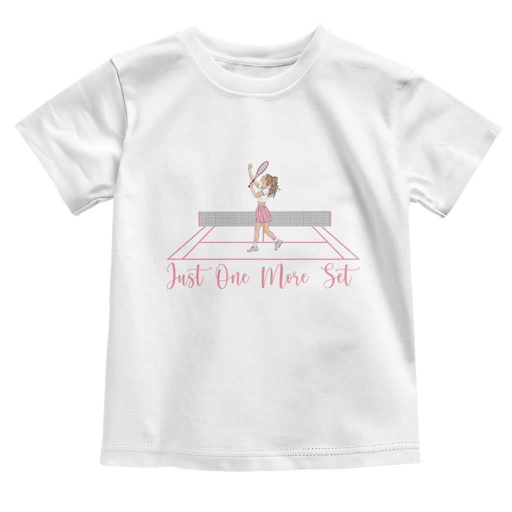 Just One More Set Toddler T Shirt Funny Tennis Player Gift For Women - Wonder Print Shop