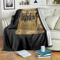 Rosa Parks Throw Blanket Female Empowerment History Gift