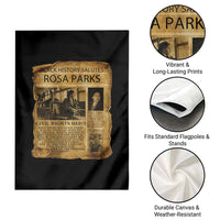 Rosa Parks Garden Flag Female Empowerment History Gift
