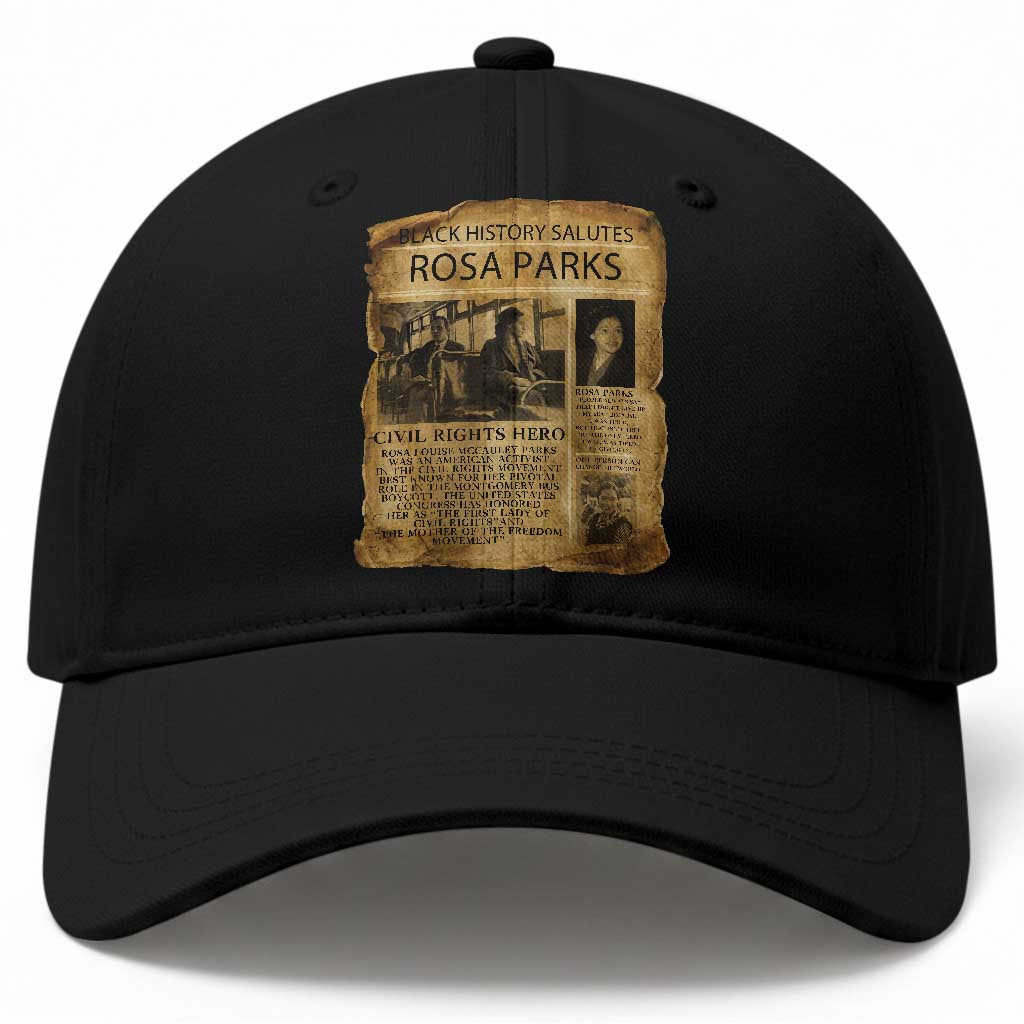 Rosa Parks Baseball Cap Female Empowerment History Gift