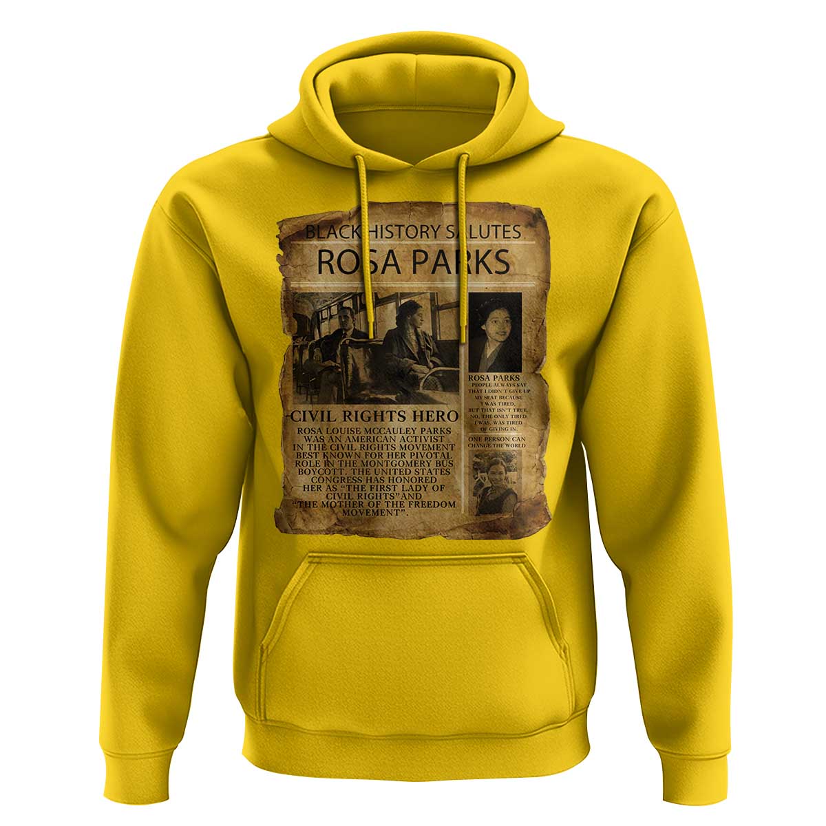 Rosa Parks Hoodie Female Empowerment History Gift