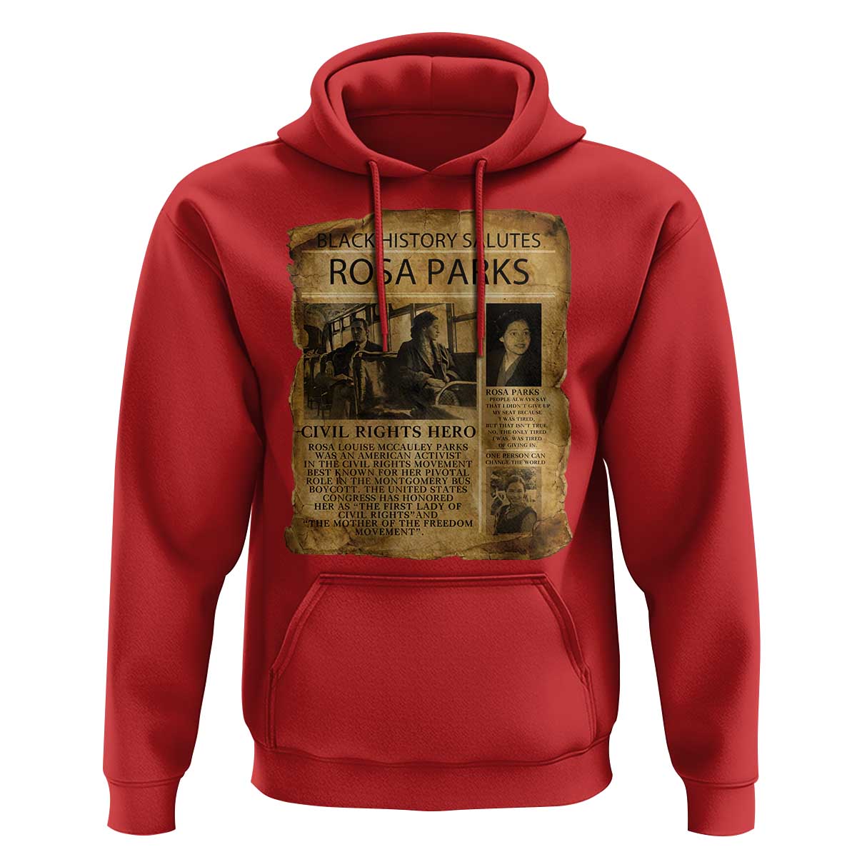 Rosa Parks Hoodie Female Empowerment History Gift