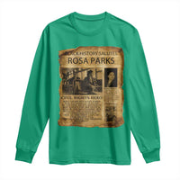 Rosa Parks Long Sleeve Shirt Female Empowerment History Gift