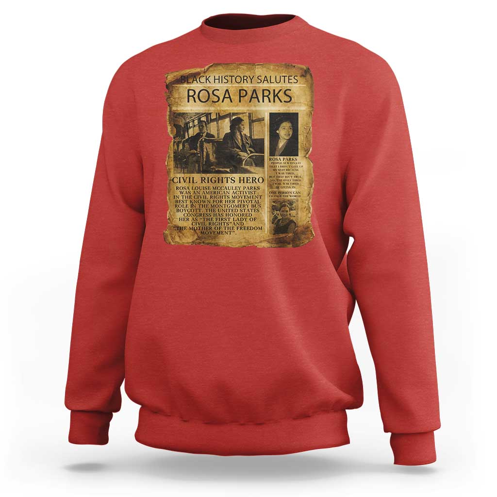 Rosa Parks Sweatshirt Female Empowerment History Gift