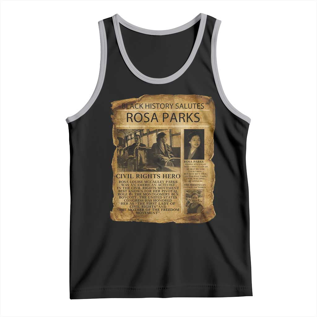Rosa Parks Tank Top Female Empowerment History Gift