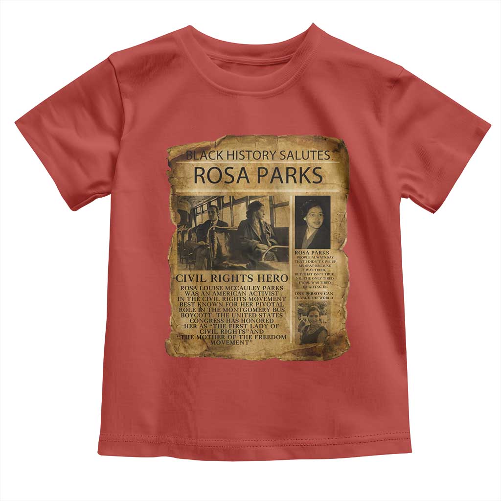 Rosa Parks Toddler T Shirt Female Empowerment History Gift