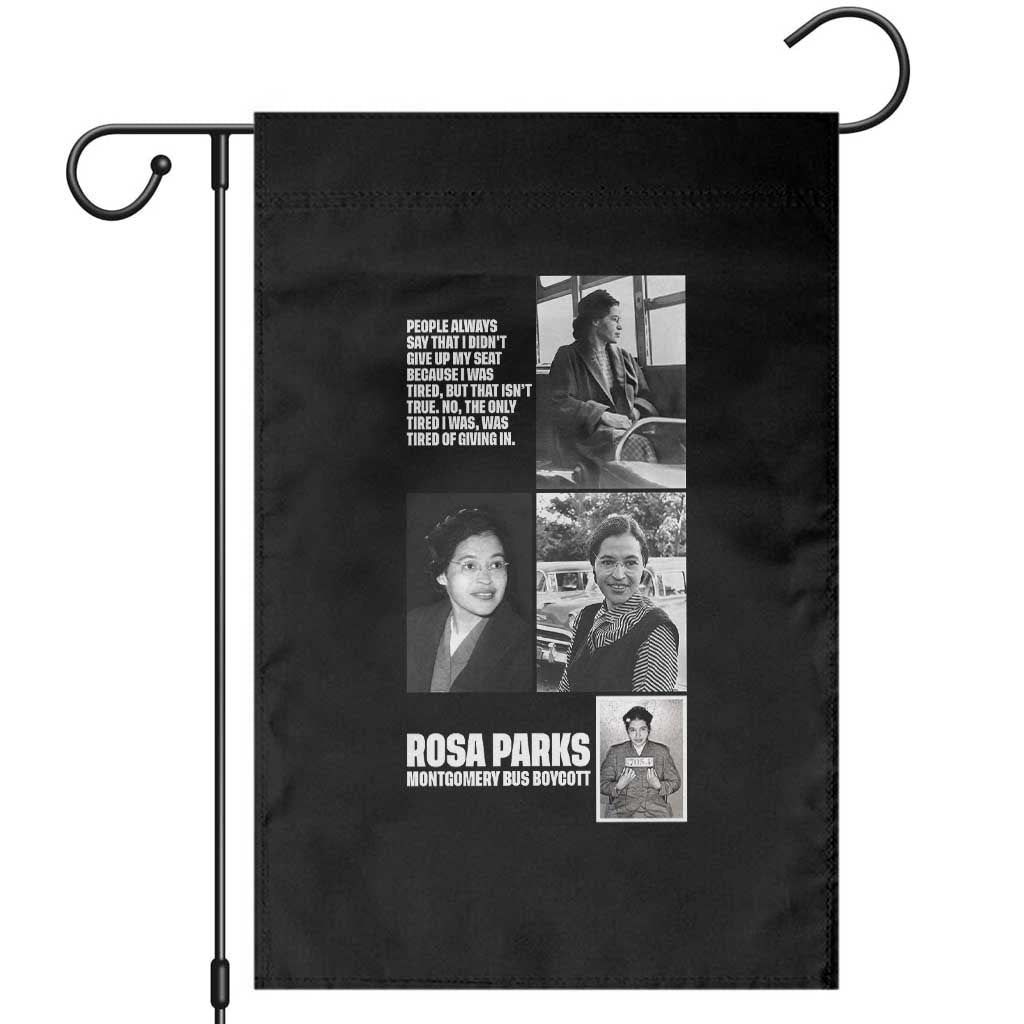 Rosa Parks Garden Flag Strong Black Woman Leader