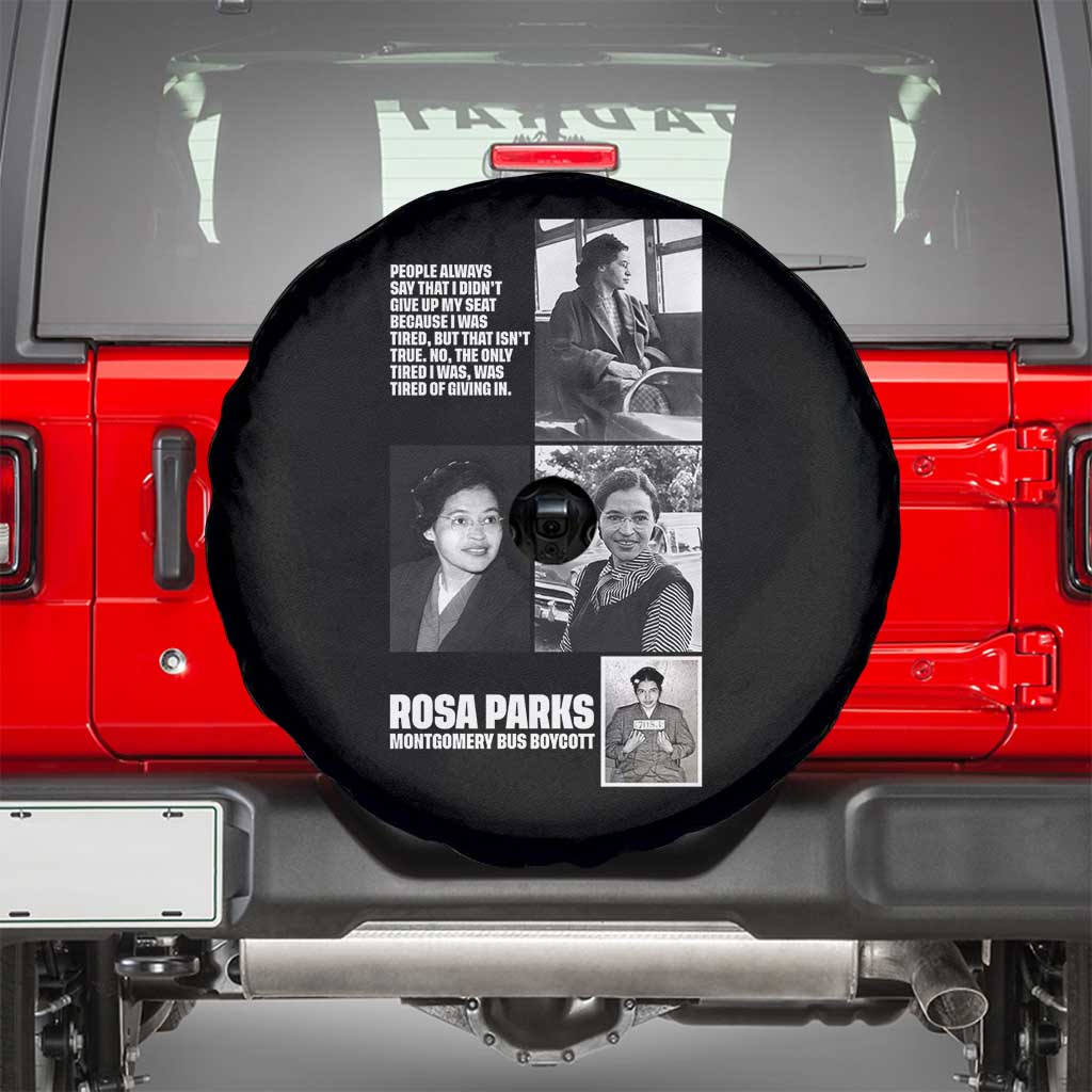 Rosa Parks Spare Tire Cover Strong Black Woman Leader