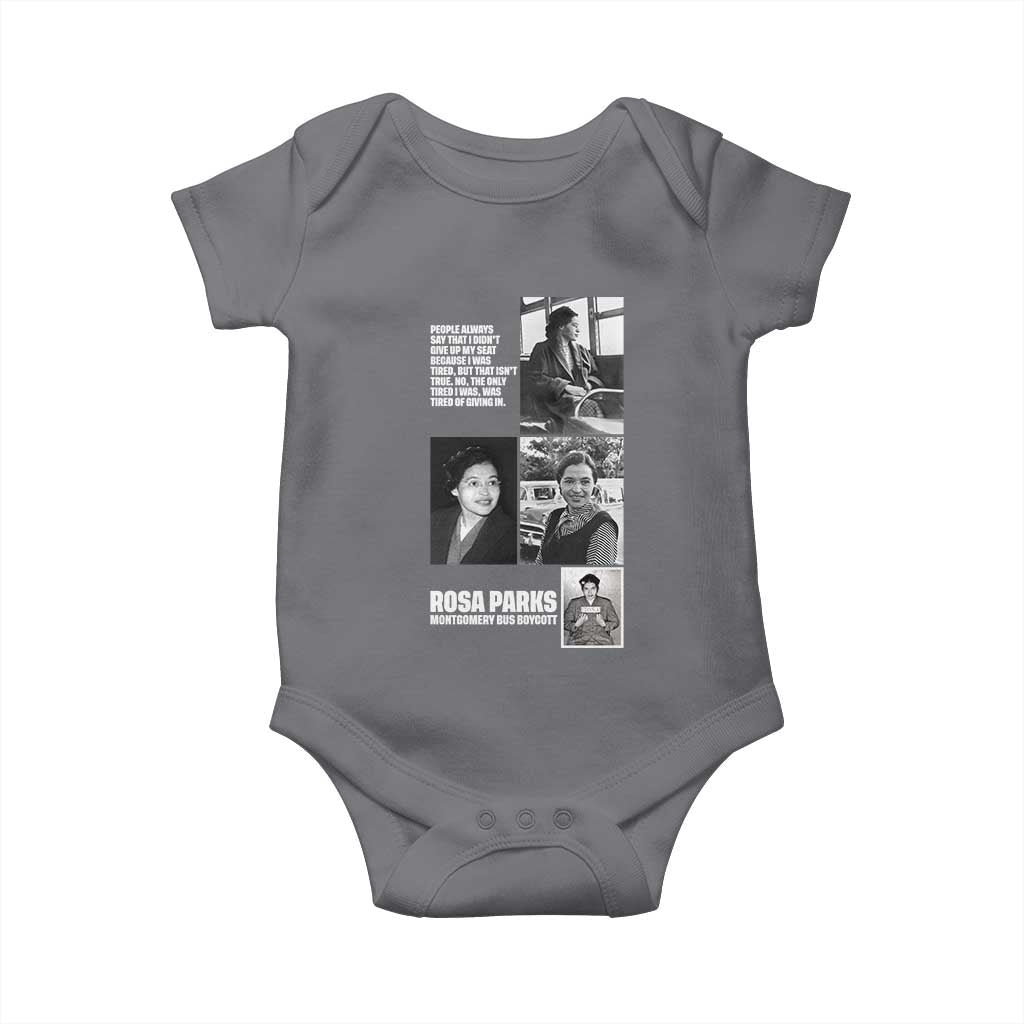 Rosa Parks Baby Onesie Strong Black Woman Leader