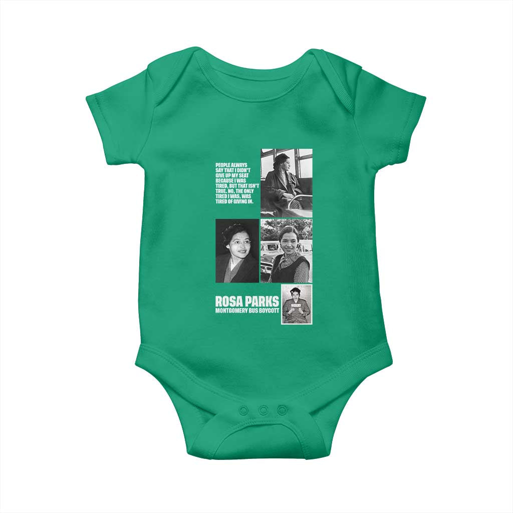 Rosa Parks Baby Onesie Strong Black Woman Leader