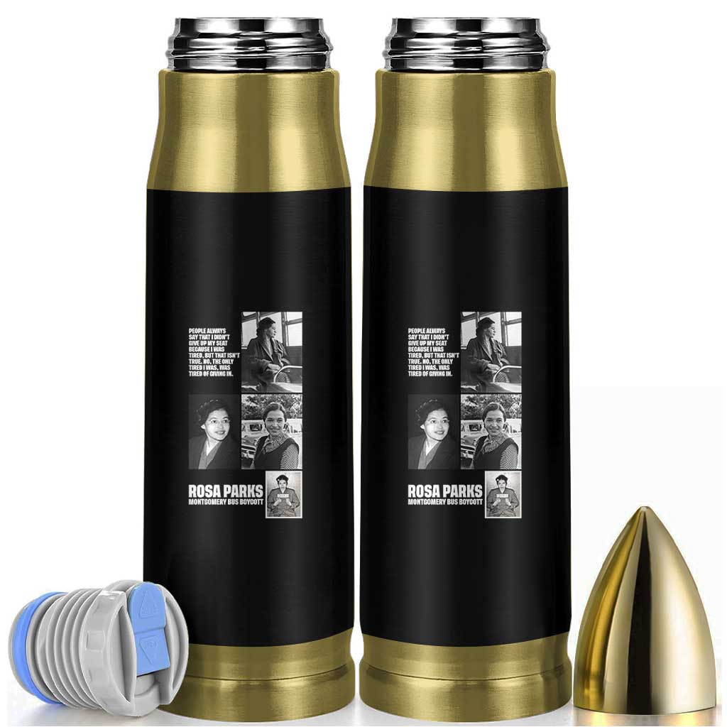 Rosa Parks Bullet Tumbler Strong Black Woman Leader