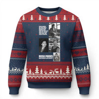 Rosa Parks Ugly Christmas Sweater Strong Black Woman Leader