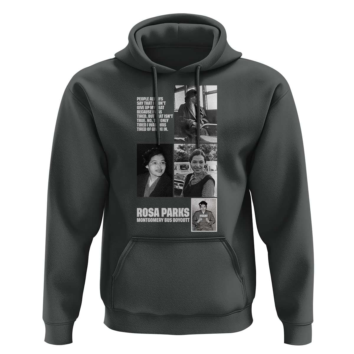 Rosa Parks Hoodie Strong Black Woman Leader