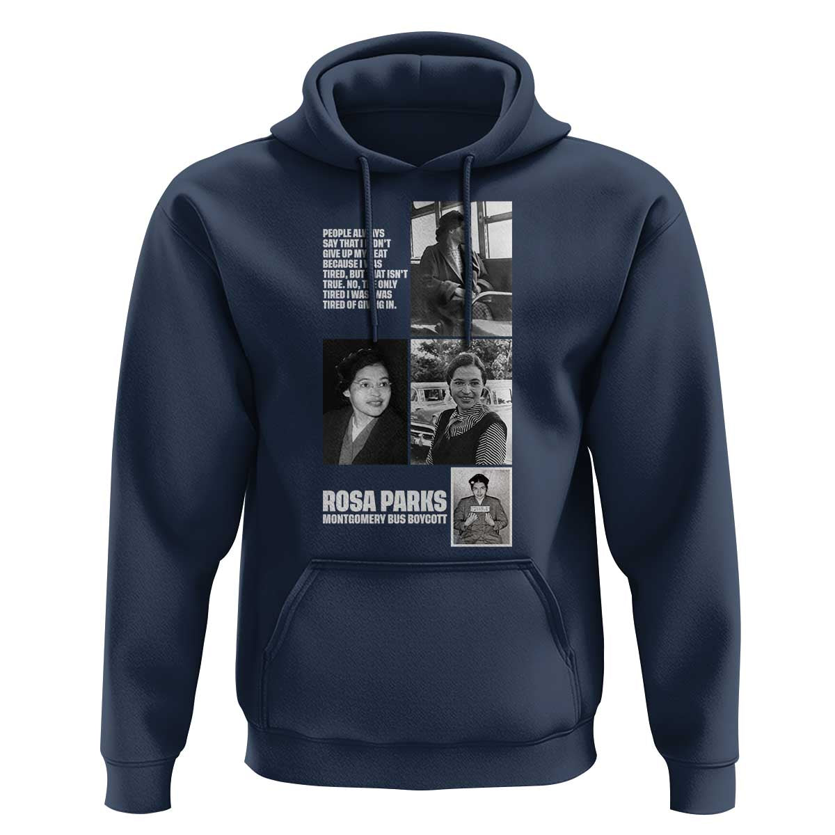 Rosa Parks Hoodie Strong Black Woman Leader