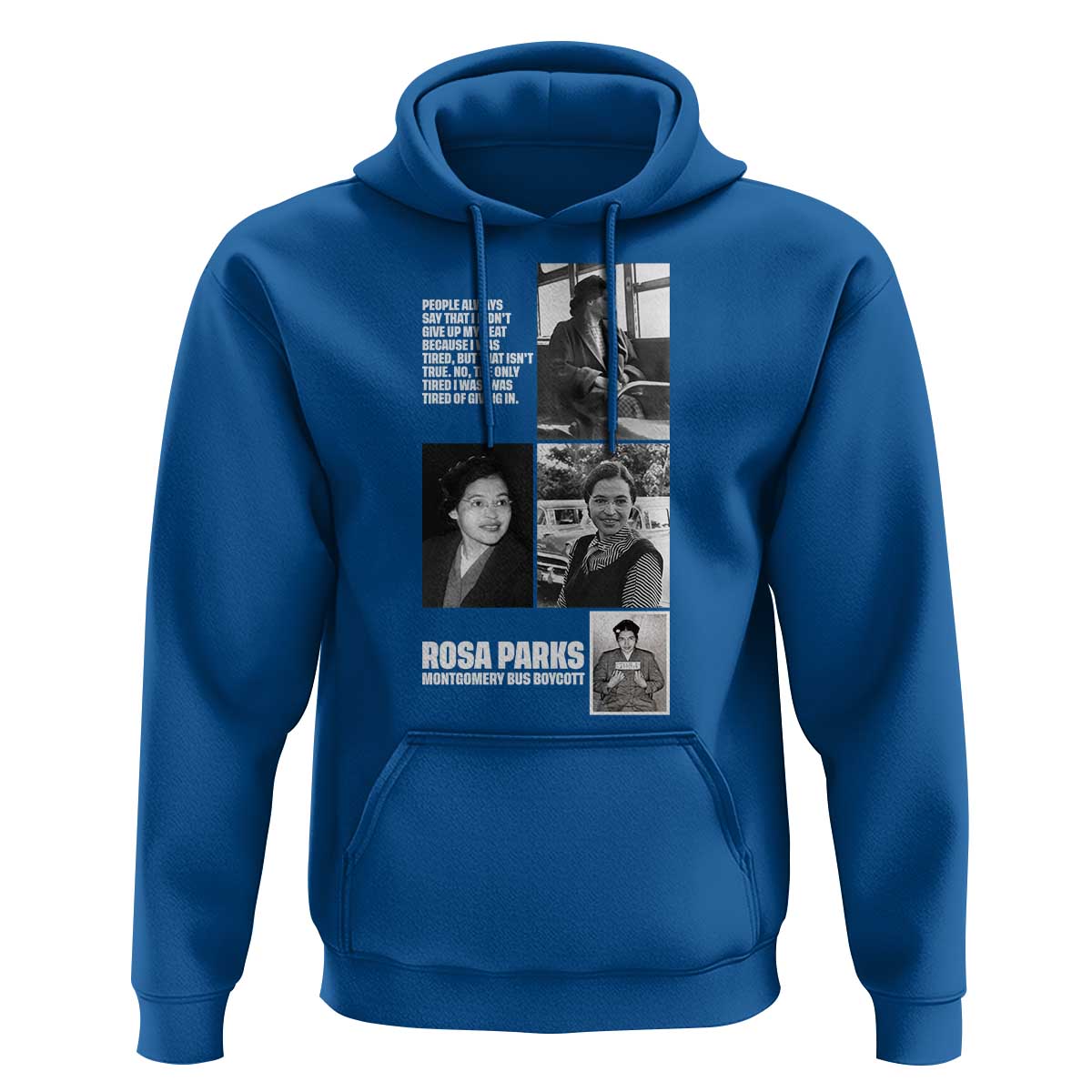 Rosa Parks Hoodie Strong Black Woman Leader