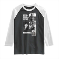 Rosa Parks Raglan Shirt Strong Black Woman Leader