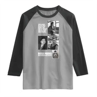 Rosa Parks Raglan Shirt Strong Black Woman Leader
