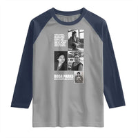 Rosa Parks Raglan Shirt Strong Black Woman Leader