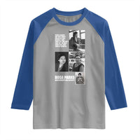 Rosa Parks Raglan Shirt Strong Black Woman Leader