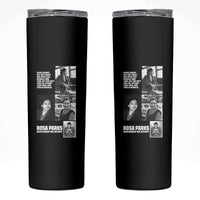 Rosa Parks Skinny Tumbler Strong Black Woman Leader